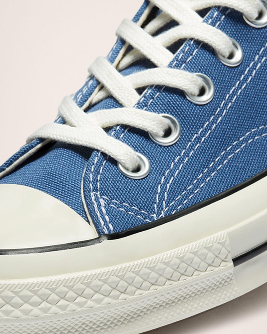 Dámské Boty Nízké Converse Chuck 70 Vintage Platene Tmavě Blankyt Černé | CZ VWSJ79